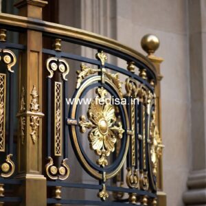 Decorative Brass Handrail For Stylish Staircases Modern Colonial Staircase