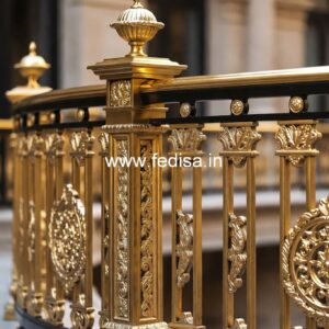 Premium Brass Stair Railing Design For Modern Homes Stainless Stair Railings Design