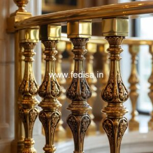 Custom Brass Stair Railing Design Ideas Modern Enclosed Staircase