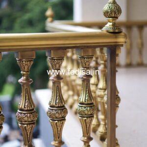 Contemporary Brass Railing Design For Luxury Homes Wooden And Glass Railing Design For Stairs