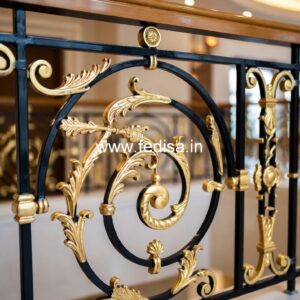 Royal Style Brass Railing Design Ideas Modern Steel Stair Railing