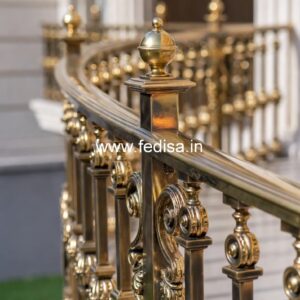 Modern Luxury Brass Staircase Railing Inspiration Sliding Stairs Design