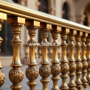 Brass Railing Design With Luxury Finish