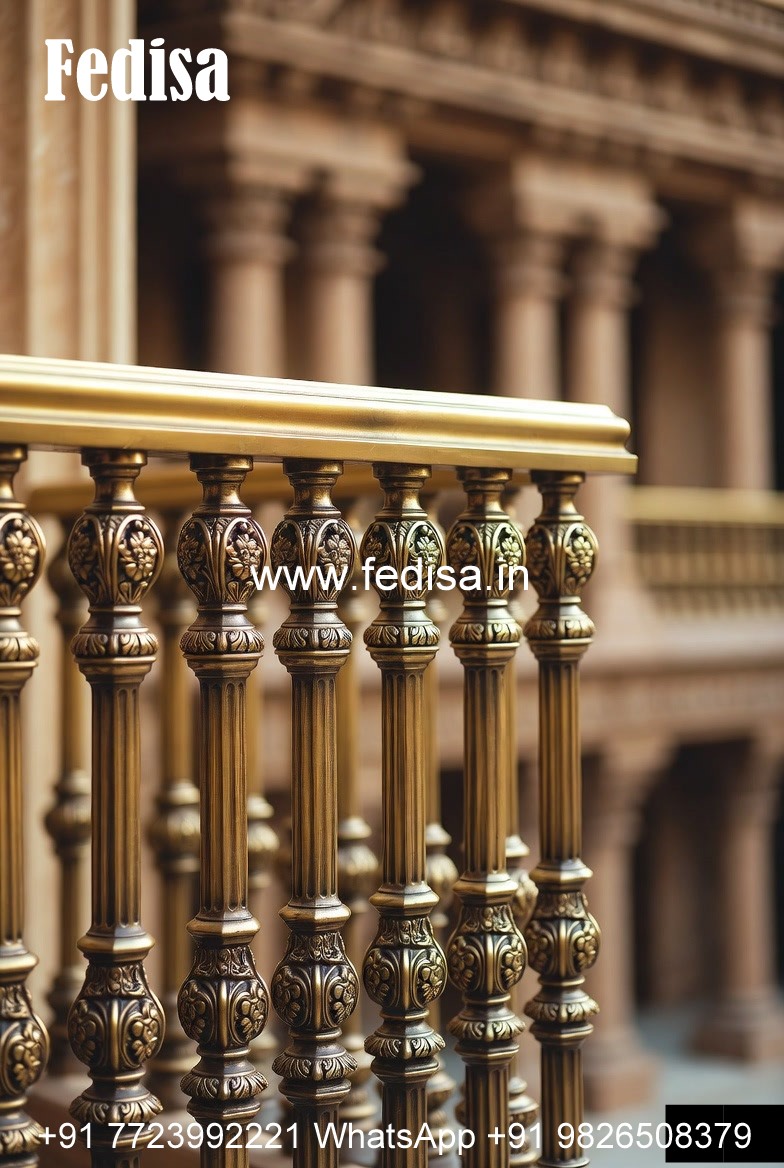 Decorative Brass Staircase Design Ideas