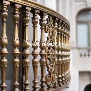 Designer Brass Staircase Railing Ideas