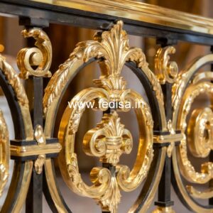 Decorative Brass Handrail Design