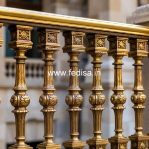 Brass Stair Railing Design For Premium Villas French Staircase Design