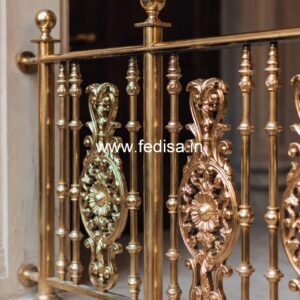 Modern Brass Handrail For Stylish Staircases Stair Room Exterior Design