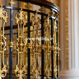 Classic Brass Balcony Railing With Royal Touch Latest Handrail Designs