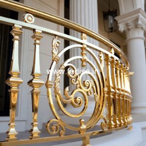 Luxury Brass Railing Design For Stair Interiors Stairs Grill Design For Home