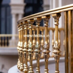 Premium Brass Staircase Railing Collection Decking Stairs Design