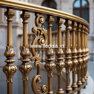 Brass Railing Design For Elegant Staircase Decor Interesting Staircase Design