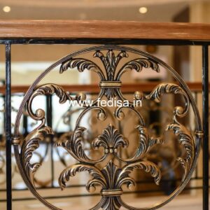 Antique Brass Handrail Design For Classic Interiors Duplex Round Stairs