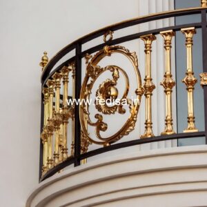 Custom Brass Railing Design For Premium Interiors Sawtooth Staircase Structural Design
