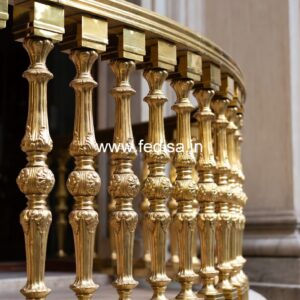 Elegant Brass Railing Design For Modern Projects Modern Stair Case Railing
