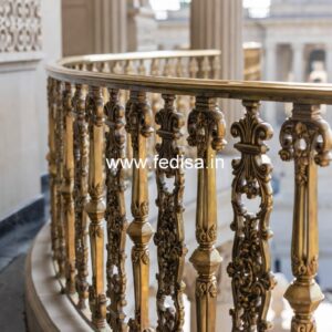Brass Railing Design For Modern Luxury Homes Outdoor Staircase Railing Design