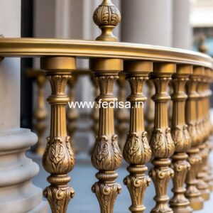 Premium Brass Railing Design For Stylish Homes Stairs Railing Mirror Design