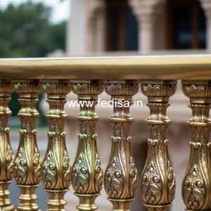 Elegant Brass Handrail For Luxury Staircases Iron Spiral Staircase Design