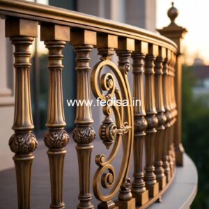 Decorative Brass Handrail Design For Luxury Homes Contemporary Stair Balusters