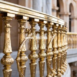 Elegant Brass Railing Design For Premium Interiors Staircase Design Simple