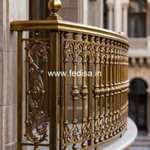 Stylish Brass Handrail Design For Contemporary Homes Room Design Ladder