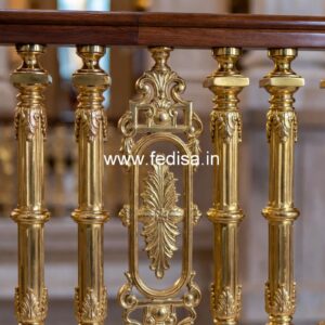 Stylish Brass Balcony Railing For Luxury Decor Metal Railing Design For Stairs
