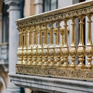 Antique Brass Railing Design For Royal Interiors Pop Design On Stairs