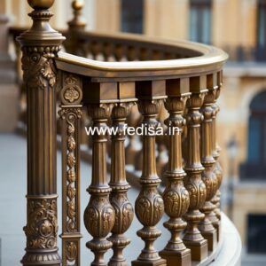 Brass Railing Design With Glass Combination Modern Steel Staircase Design