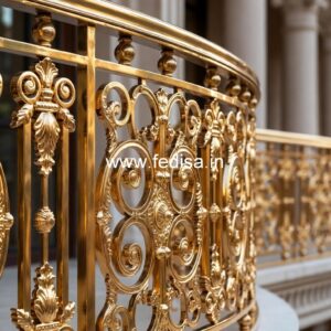 Modern Brass Staircase Railing Design Ideas Open Stairwells