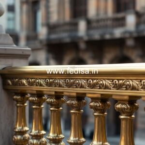 Best Brass Balcony Railing Design For Homes Upper Stairs Design