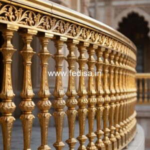 Stylish Brass Railing Design For Interior Decor Design Staircase For House