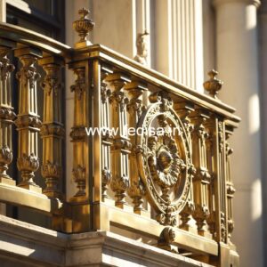 Custom Brass Railing Design For Staircases Modern Stainless Steel Staircase Railing