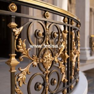 Brass Balcony Railing Design For Luxury Interiors Staircase Design Gi Pipe