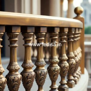 Designer Brass Staircase Railing For Villas 1 Stair House Design