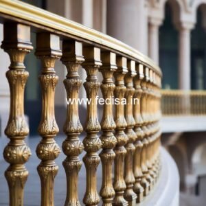 Elegant Brass Railing Design For Modern Projects Steel Design Of Staircase