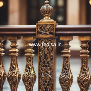 Luxury Brass Stair Railing Design For Villas Glass Staircase Designs For Homes