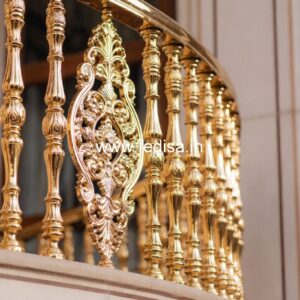 Modern Brass Staircase Railing With Unique Style Stair Railing Design For Home