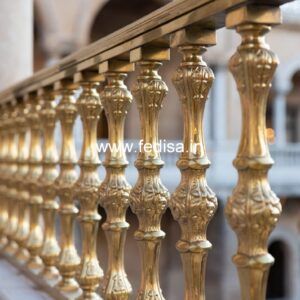 Stylish Brass Balcony Railing With Designer Look Civil Engineering Stair Design