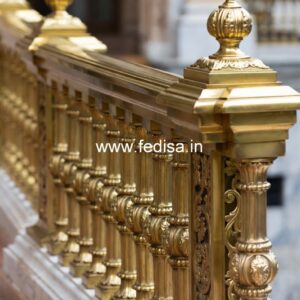 Brass Balcony Railing Design For Contemporary Interiors Steel Jeene Ki Railing