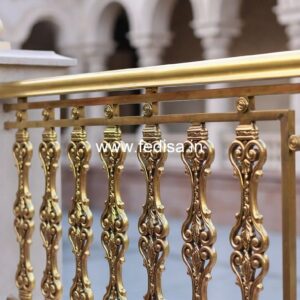 Stylish Brass Stair Railing With Artistic Touch Steel Stairs Design Price
