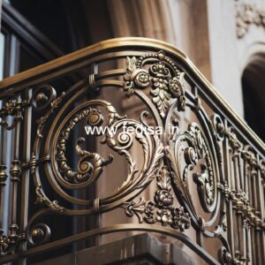 Luxury Brass Railing Design For Modern Villas Design Tiles For Stairs
