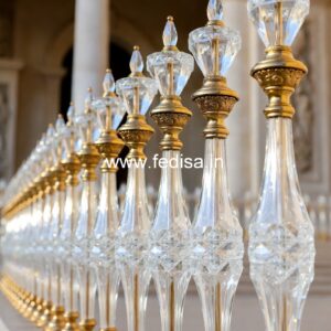 Brass Balcony Railing Design With Classic Appeal Balcony Glass Design
