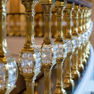 Decorative Brass Balcony Railing For Elegant Homes Front Railing Design