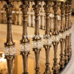 Premium Brass Railing Design For Luxury Projects Terrace Railing Design