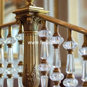 Modern Brass Stair Railing Design For Interiors Balcony Steel Railing Design