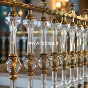 Designer Brass Railing For Premium Interiors Modern Balcony Grill Design