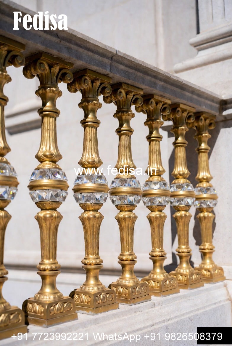 Elegant Brass Handrail Design For Interiors ETA Ki Railing