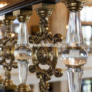 Modern Brass Railing For Interior Spaces Makan Ki Railing