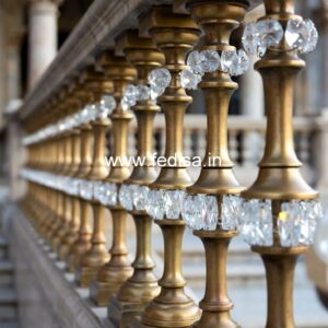 Designer Brass Staircase Railing Ideas Aluminum Railing Design