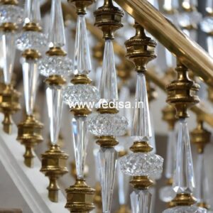 Decorative Brass Stair Railing Design Lokhandi Jina Design